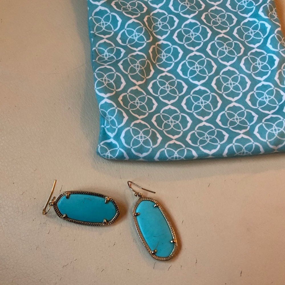 Kendra Scott Elle Earrings in Turquoise